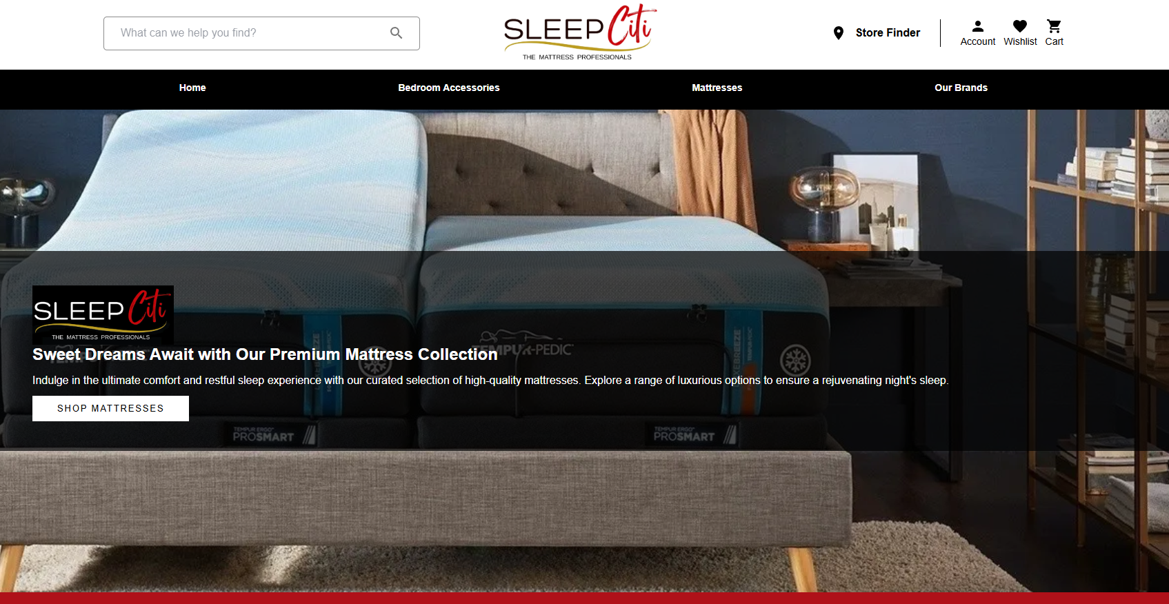 Hero del sitio Sleep Citi Mattress