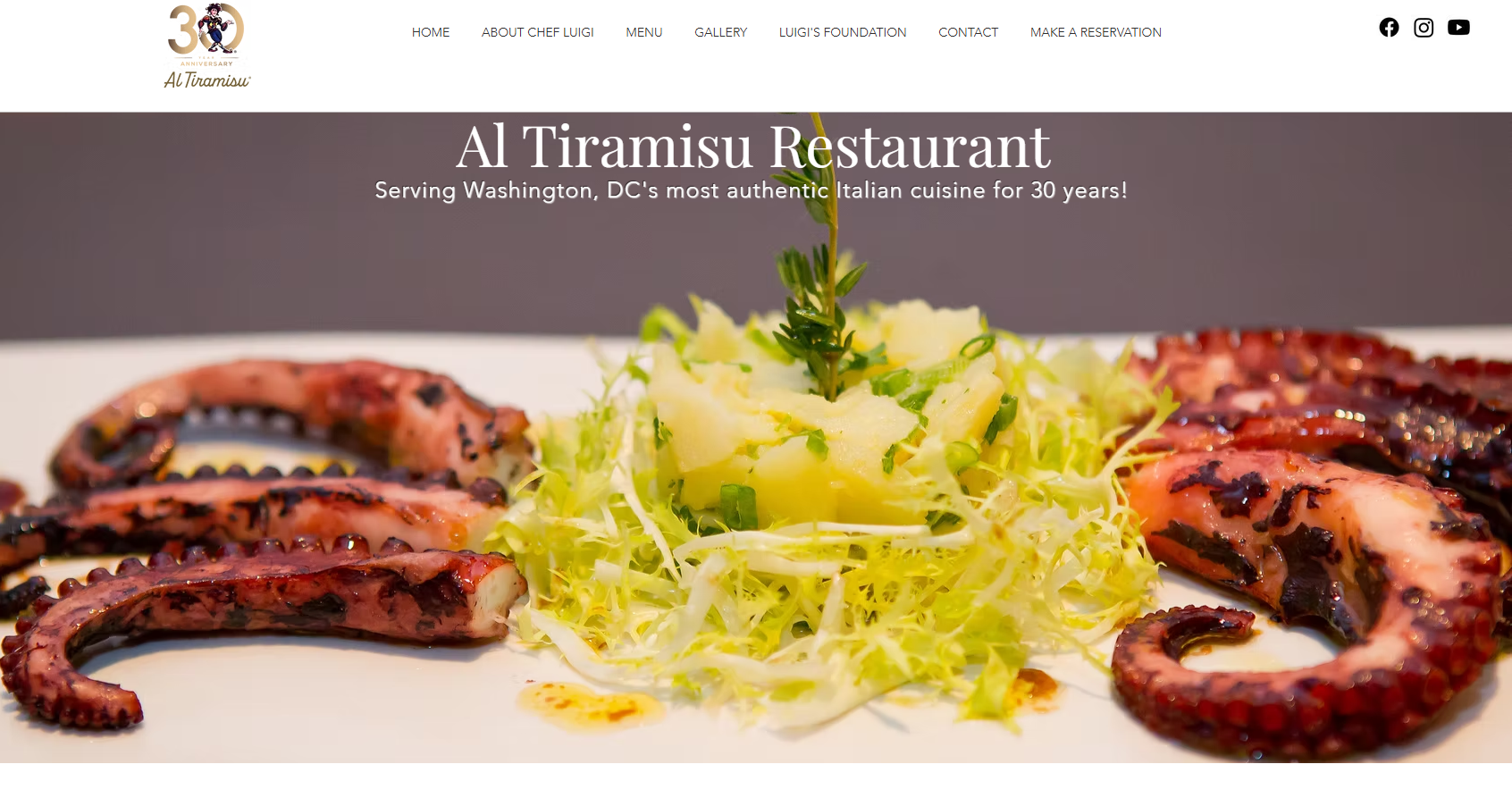Hero del sitio Al Tiramisu Restaurant